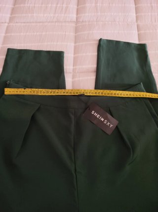 Pantalones Verdes tela