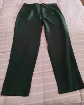 Pantalones Verdes tela