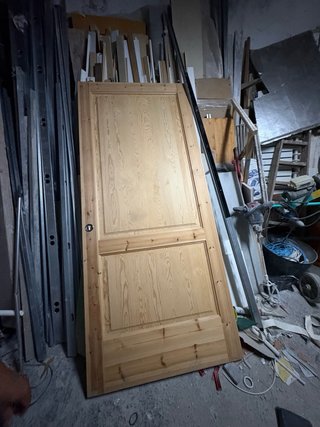 Puerta Corredera de Madera de Pino