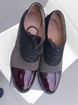 Zapatos Invierno Mujer Negro Marrón y charol