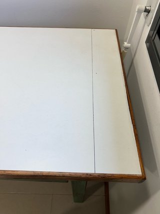 Mesa consola vintage madera + bandeja