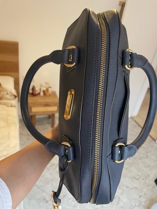 Bolso Michael Kors Azul Marino y Dorado
