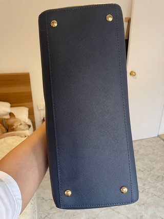 Bolso Michael Kors Azul Marino y Dorado