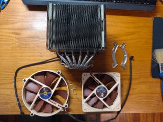 Disipador Noctua NH-D14 + 2 ventiladores