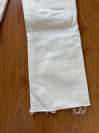 Pantalón Flare Blanco Mango Talla 36