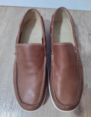 Zapatos Clark Piel Marrón Talla 46
