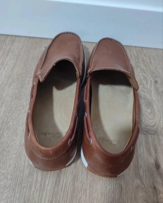 Zapatos Clark Piel Marrón Talla 46