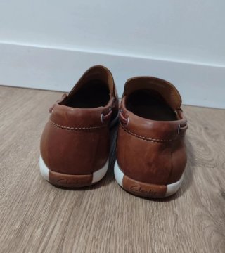 Zapatos Clark Piel Marrón Talla 46