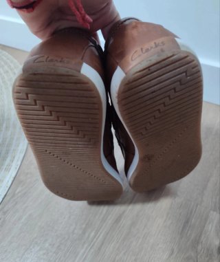 Zapatos Clark Piel Marrón Talla 46