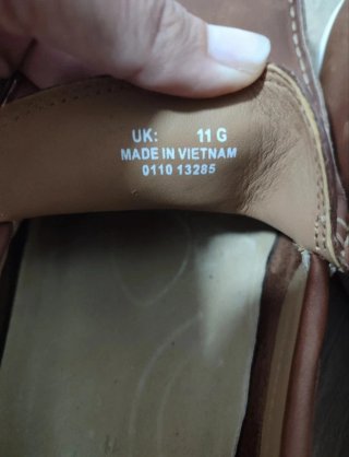 Zapatos Clark Piel Marrón Talla 46