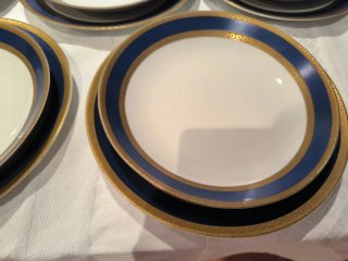 Vajilla completa de porcelana fina de Limoges