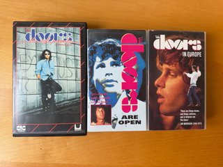 Lote 3 VHS The Doors Jim Morrison