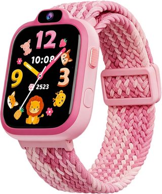 NUEVO! Reloj Inteligente rosa nylon trenzado