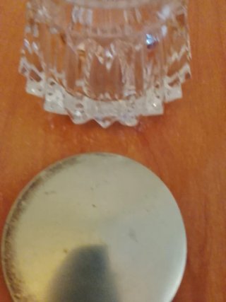 Caja de cristal antigua