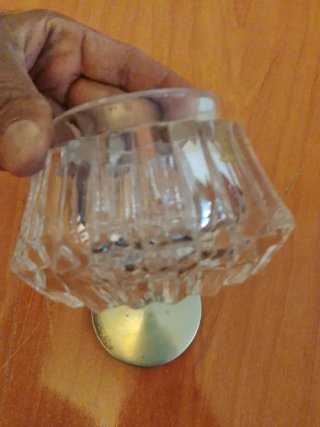 Caja de cristal antigua