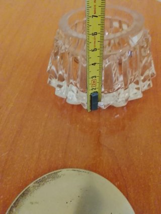 Caja de cristal antigua