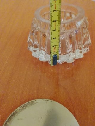 Caja de cristal antigua