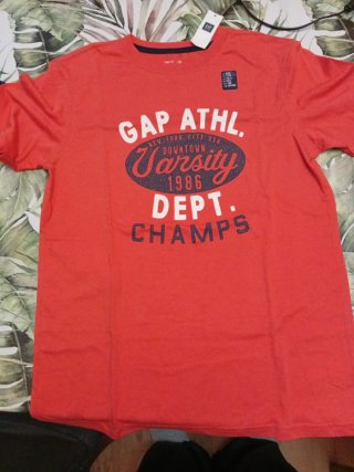 Camiseta GAP Naranja/roja Talla XXL