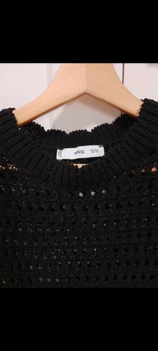 Conjunto jersey y falda negro/azul T.S