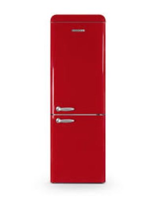 Frigorífico Schneider Rojo de Diseño