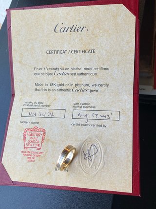 Anillo Trinity Cartier