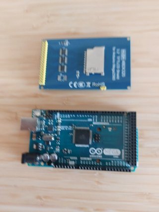 Arduino Mega 2560 + Pantalla TFT