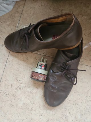 Zapatos Camper de Piel Marrones Talla 44