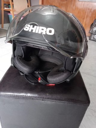 Casco Shiro Negro
