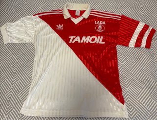 Camiseta Monaco Home 91-92 Talla M