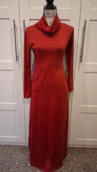 Vestido Largo Rojo Talla L