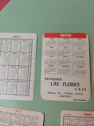 Colección de calendarios antiguos