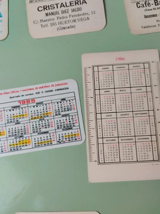 Colección de calendarios antiguos