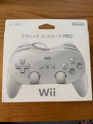 Mando Classic Controller Pro Wii Blanco Original