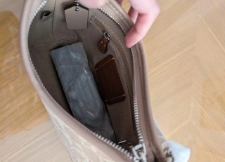Bolso Coach Beige