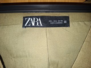 Chaleco Zara Verde Oliva