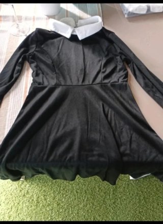 Disfraz Miércoles Addams Talla 12