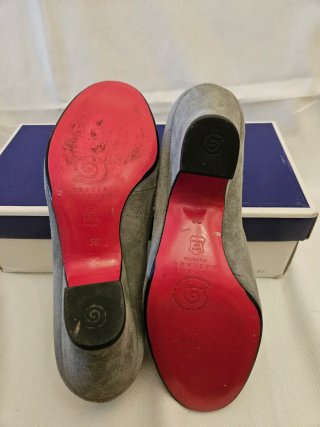 Zapatos de ante grises Ursula Mascaró