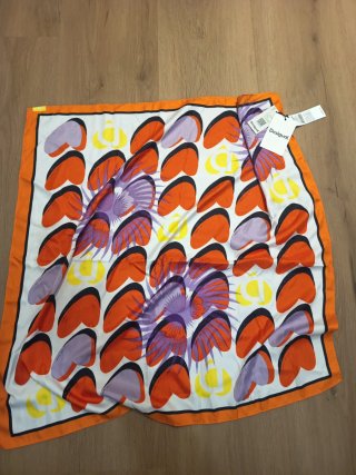 Pañuelo Desigual Naranja y Morado
