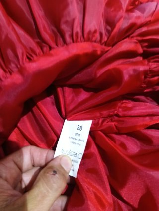Vestido de Fiesta Fucsia con Lazo