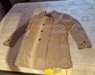 Gabardina Armani Jeans Beige Talla M