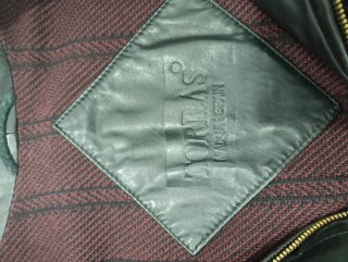 Chaqueta de Piel y Napa Negra