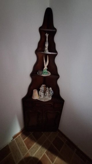 Mueble Esquinero Madera. Estanteria y almacejaje