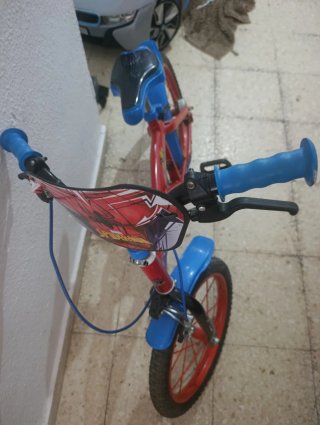 Bicicleta Infantil Roja Spiderman