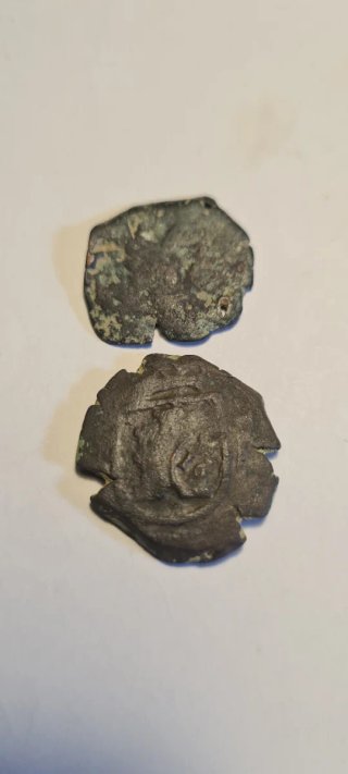 2 Monete Maravedì Antiche