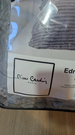 Edredón Comforter con Sherpa Gris