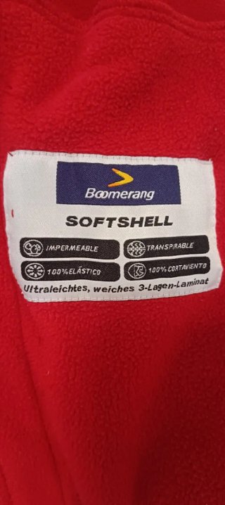 Chaqueta Boomerang Negra y Roja