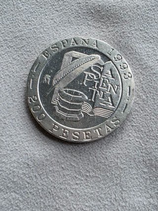 Moneda 200 Pesetas Juan Luis Vives 1993-M