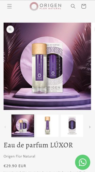 Perfume Origen Flor Natural Lúxor 100ml
