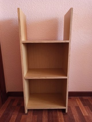 Estantería de madera 3 baldas