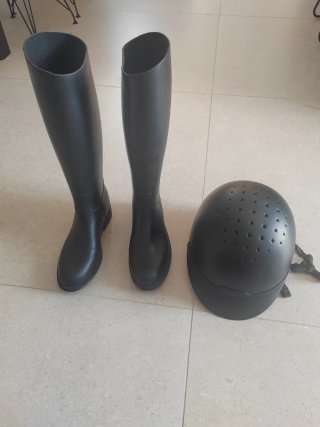 Pack Botas y Casco de Equitación